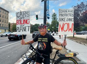 Avni Gokser supports the proposed bike lanes.