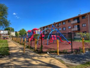Public housing community playground