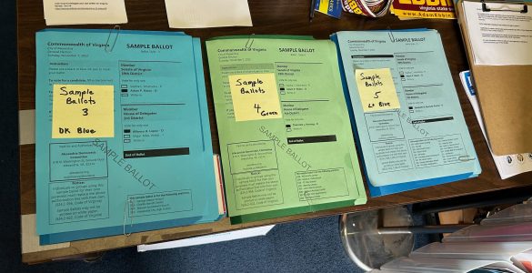 Sample ballots for Alexandria voters