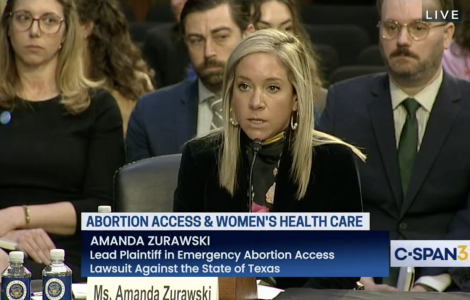 Amanda Zurawski, lead plaintiff in an abortion rights lawsuit.