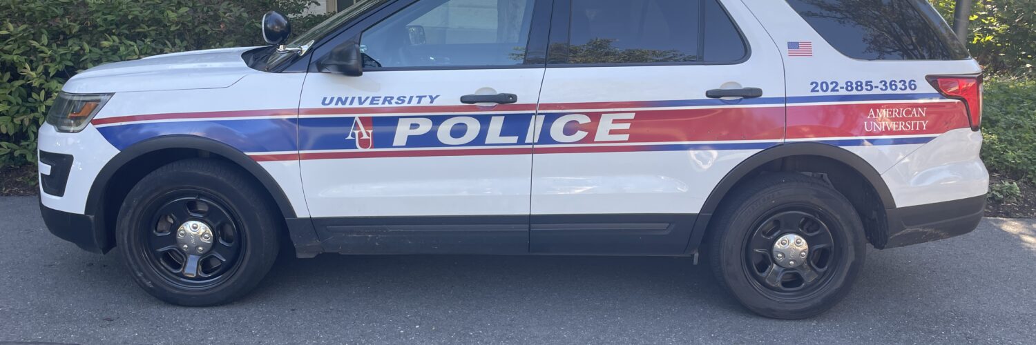 American University police car