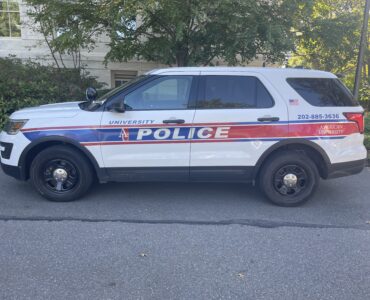 American University police car