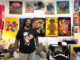 Trei Ramsey stands in front of his art in his studio space at 52 O St. Studios in Washington, D.C. on Sat. Oct. 26, 2024. Photo by Josie Ansbacher