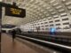 The inside of the McPherson Square Metro station.