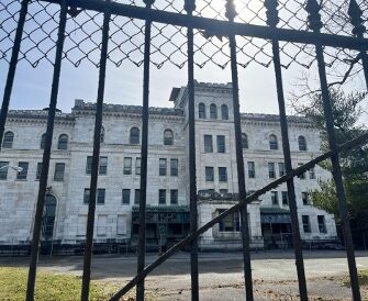 What was once the recreation area of The Grant Building on 3700 North Capitol Street NW, which is currently on D.C.'s Historic Preservation League’s list of “Most Endangered Places.” (Photo by Natalia Quintana-Felicianio/The Wash)