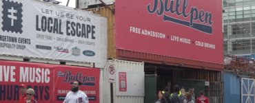 Business booming near baseball stadium