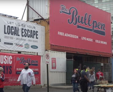 Business booming near baseball stadium