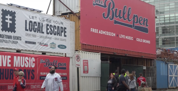 Business booming near baseball stadium