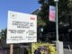 A project sign details the $37 million budget for the Connecticut Avenue Streetscape and Deckover, funded by both the federal government and the District.( Yi Ya (Becky) Tseng)