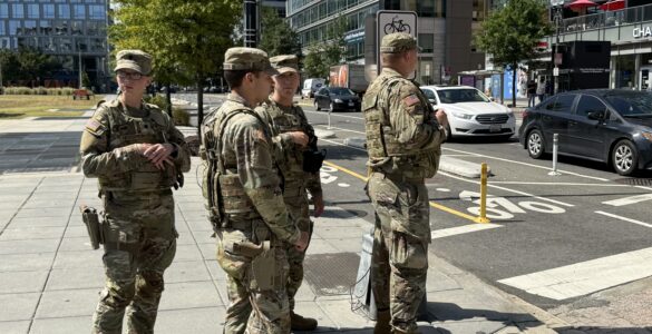 National Guards in the Navy Yard