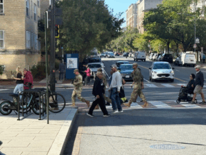 National Guard Troops in Foggy Bottom (Ellen Tannor)