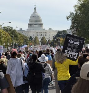 “No Kings” rally in Washington, D.C., Oct. 18 (Joshua Sun)