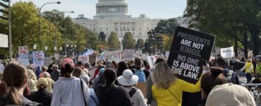 “No Kings” rally in Washington, D.C., Oct. 18 (Joshua Sun)