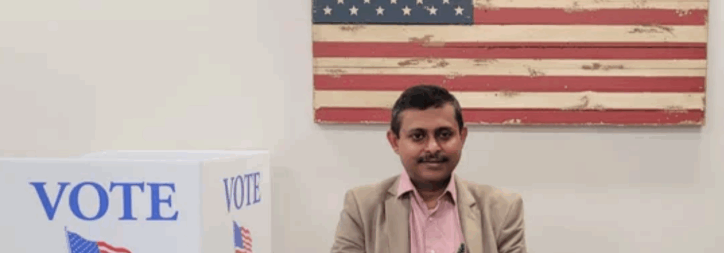 Mithun Banerjee, a Montgomery County executive candidate. Campaign photo