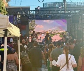Concert for the 11th Street Bridge Park "Take it to the Bridge" song-release. (Ellen Tannor)