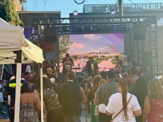 Concert for the 11th Street Bridge Park "Take it to the Bridge" song-release. (Ellen Tannor)