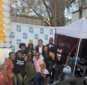 The Building Bridges Across the River Team with co-creator Vegas Bootsy. (Ellen Tannor)