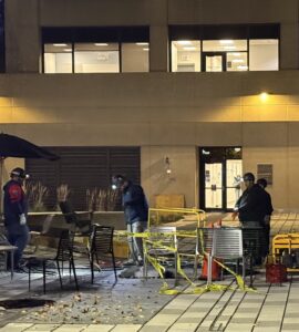 Emergency Workers at Georgetown University. (Joshua Sun)