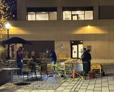 Emergency Workers at Georgetown University. (Joshua Sun)