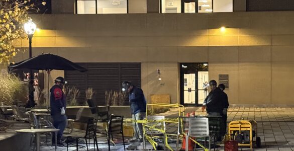 Emergency Workers at Georgetown University. (Joshua Sun)