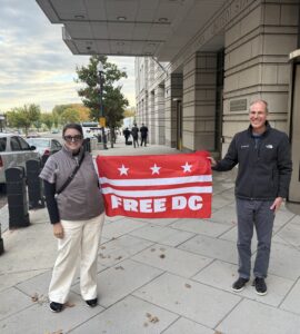 Free DC protestors. (Ellen Tannor)
