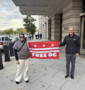 Free DC protestors. (Ellen Tannor)