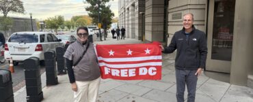 Free DC protestors. (Ellen Tannor)