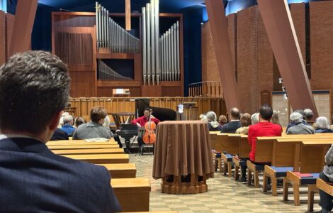 Amit Peled performing in Bethesda (Anastasia Menchyk)