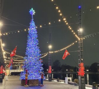 The Wharf's 2025 Christmas tree (Kordell Martin)