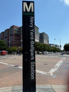 Navy Yard Metro Station (Photo by Ellen Tannor)
