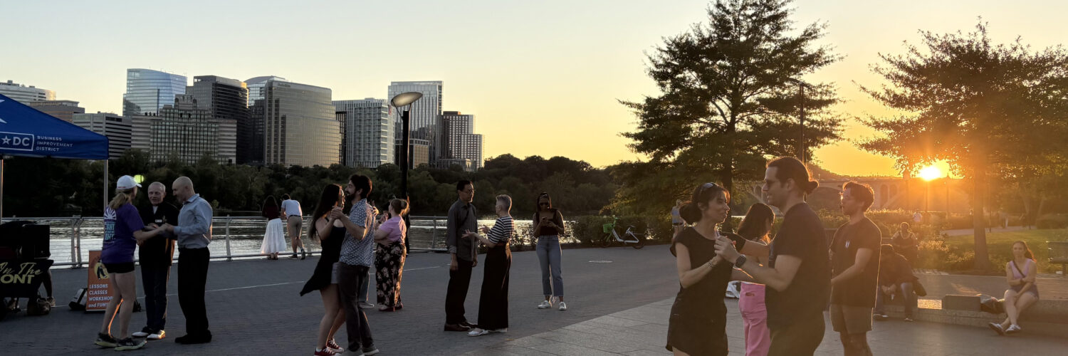 Dancing on the Waterfront in Georgetown (Photo by Nia Ames)