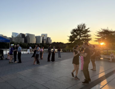 Dancing on the Waterfront in Georgetown (Photo by Nia Ames)