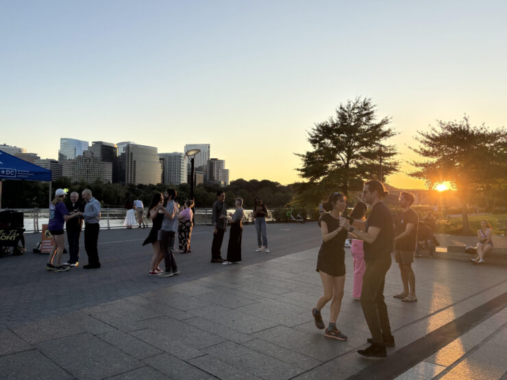 Dancing on the Waterfront in Georgetown (Photo by Nia Ames)