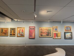Various art works from the gallery