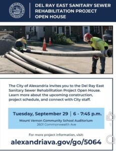 Screenshot of Facebook post for open house. Credit/ Transportation & Environmental Services of Alexandria