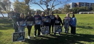 Group of canvassers in Alexandria, Va. Photo/Celeste Hoytt
