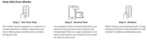 Screenshot of the visual sign-up instructions from the NoMa BID website