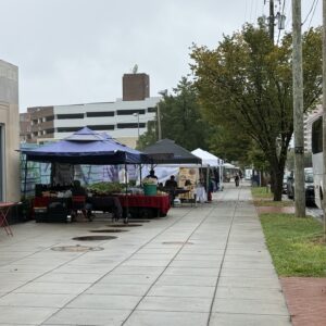 Local vendors at Sunday Commons on Wisconsin Ave NW in Friendship Heights